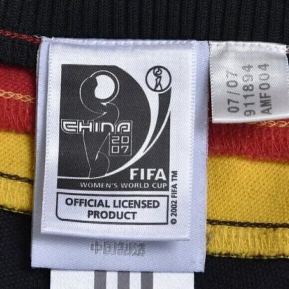 Adidas Germany Football Soccer Track Pants  2007 Wide Leg Black Size Medium - Picture 7 of 12